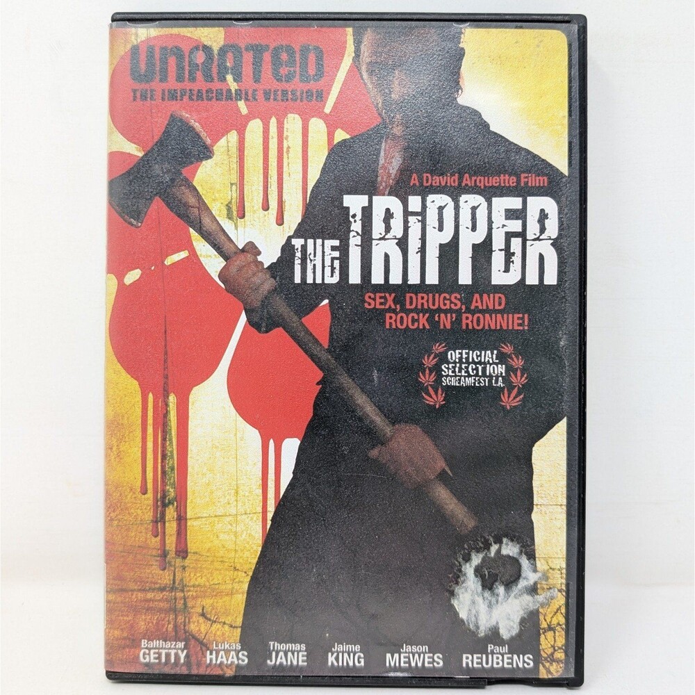 THE TRIPPER 2007 Slasher Horror Unrated DVD David Arquette Blockbuster Rental